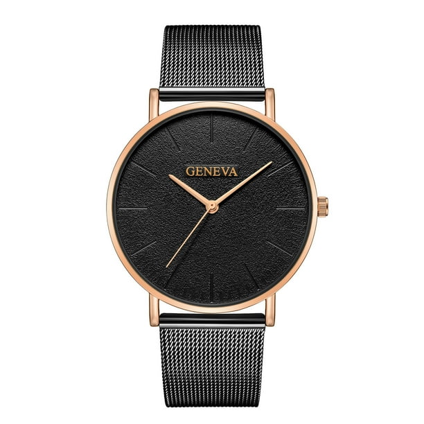 RYRDWP Casual New Luxury Women s Men Stainless Analog Wrist Watch