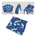 thumbnail image 4 of Housse de Coiffure pour Enfants Dauphin Imperméable Cape de Barbier Robe de Coupe Tablier, 4 of 5