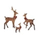 thumbnail image 2 of Teissuly Christmas Lighted Reindeer, Pre-Lit Gold Glitter Outdoor Yard Decorations, Artificial Christmas Holiday Festive Décor with Stakes and Zip Ties Teissuly WER202310160565, 2 of 6