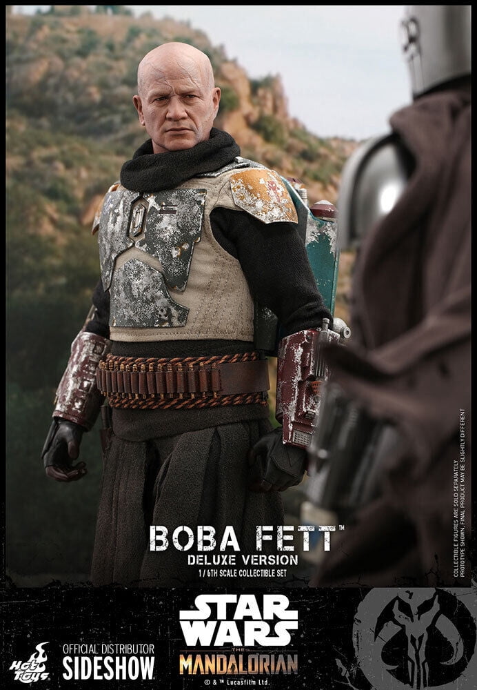 Star Wars The Mandalorian Boba Fett Collectible Figure (Deluxe Version)