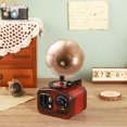 thumbnail image 3 of Retro Gramophone Music Box Home Office Decoration Musical Gift, 3 of 5
