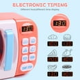 thumbnail image 4 of JoyStone Microwave Kitchen Play Set with Light Sound for Kids with Pretend Fake Food, Great Learning Gifts for Age 3+ Girls Boys, Pink, 4 of 8