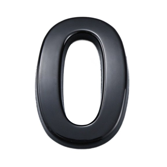 Mosey 3D House Number Self-Adhesive Simple Installation 0-9 Modern Street Door Home Address Number Mailbox Sign