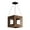 Walnut, variant on PD32912-WK-Kuzco Lighting-Morina - 20W 1 LED Pendant-12.5 Inches Tall and 12 Inches Wide-White Oak Finish