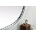 thumbnail image 6 of Metal Frame Oval Mirror 24x36 Inch in Brass, 6 of 7