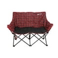 thumbnail image 3 of Chaise de siège d'amour Ozark Trail Camping, Checkers noirs rouges, utilisation adulte, Polyester, 15lbs, 3 of 8