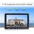 thumbnail image 4 of ZEROXCLUB Wireless Backup Camera with 7" DVR Dual Split Touch Monitor IP69 Waterproof HD 1080P, 4 of 9