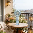 thumbnail image 5 of 2 in 1 Handheld Misting Fan Rechargeable Portable Spray Fan with Adjustable Angle Personal Cooling for Travel Outdoor Office by PALIFEUR, 5 of 7