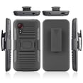 thumbnail image 6 of for Samsung Galaxy Xcover 5 Case with Tempered Glass Screen Protector Belt Clip Holster Defender Rugged Shock Proof Armor Heavy Protection Phone Cover w/Magnetic Mount Plate [Black], 6 of 9