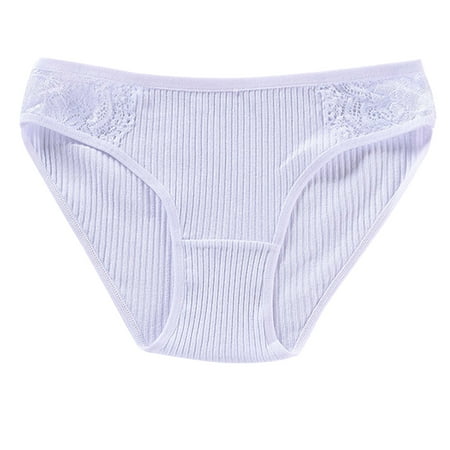 Bigersell Women s Panties Clearance String Bikini Underwear Women Boyshort Thongs Panty Style P-40 Cotton Boyshort Panties G String Thong Briefs Mid Waist Women Cheeky Panties White S