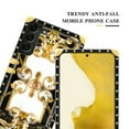 thumbnail image 5 of FKBRCL4U Compatible with Samsung Galaxy S22 Case, Gold Grain Flowers Luxury Golden Decoration for Girl Women Soft TPU Shockproof Protective Hard PC Back, 5 of 7