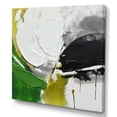 thumbnail image 2 of DESIGN ART Designart "Green And Black Geometric Enchantment Ii" Abstract Marble Canvas Print 16 in. wide x 16 in. high, 2 of 5