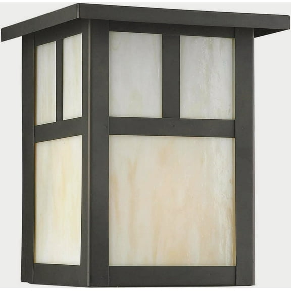 Forte Lighting 1069-01 1 Light 7" Tall Outdoor Wall Sconce - Bronze