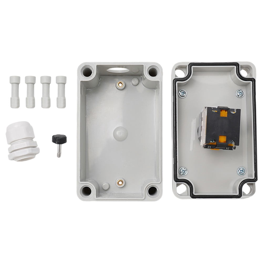 Emergencys Stop Button Box IP67 Outdoor Waterproof E-Stop Box 2024 New Transparent RT16-10A Short Circuit Protection Box