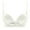 White, variant on laiqvcdr Women's Sexy Wireless Push-Up Everyday Bras,Solid Color Naked Sense Bras with Front Hook & Eye Closure, Thin Straps