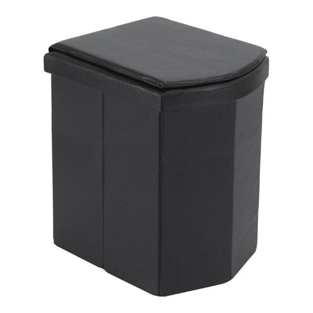 Inodoro para acampar Inodoro para viaje en automóvil Inodoro para basurero liviano Taburete para orinal Inodoro portátil plegable para interior al shamjiam Inodoro portátil plegable