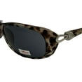 thumbnail image 5 of Apple Bottoms Womens Rectangle Plastic Sunglass Black Tortoise, Smoke Lens #8 2, 5 of 6