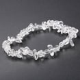 thumbnail image 6 of opvise Elastic Rope Handmade Stone Bracelet Lightweight Irregular Faux Gem Women Bracelet Hand Decor, 6 of 8