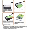 thumbnail image 5 of INTSUPERMAI Manual Metal Coil Spiral Coil Binder Puncher Binding Machine, 5 of 6