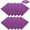 Purple, variant on 10PCS Plush Puzzle Foam Floor Mat for Kids- Thick Interlocking Fluffy Tiles with Border,Square Rug Split Joint Soft Climbing Carpet Mats Shaggy Area Rug for Room Floor-11.8 Inch