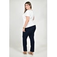 thumbnail image 3 of Blusa asimetrica con botones Roman Fashion /Tallas Extras, 5124 (Blanco) blanco 36, 3 of 7