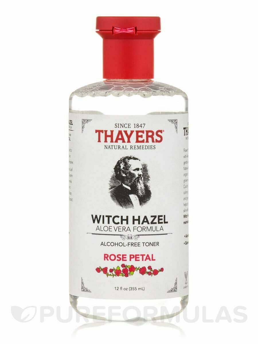Thayers Witch Hazel Aloe Vera Alcohol-Free Toner Rose Petal Scent, 4-Pack -  Walmart.com