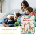 thumbnail image 3 of Baby's First Year Photo Album Cloth Giraffe Memory Book Safe Pocket Pages for Newborn Milestones Ideal Baby Shower Gift BPA Free, 3 of 5