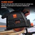 thumbnail image 2 of WEN 20V Max 6.5-Inch Cordless Brushless Plunge Cut Variable Speed Track Saw (Tool Only – Batteries Not Included), 2 of 8