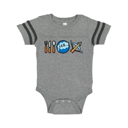 

Inktastic Eat Sleep Archery Bowhunting Gift Baby Boy or Baby Girl Bodysuit