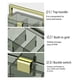thumbnail image 4 of RKSTN storage box Removable Dividers, Stackable Home Storage Organization Containers, Clear With Buckles And Handles, 4 of 6