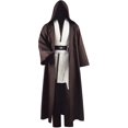 thumbnail image 1 of Disfraz de túnica para adultos para traje de Jedi Skywalker disfraz de Halloween disfraz de túnica con capucha conjunto uniforme completo tres versiones-i, 1 of 4