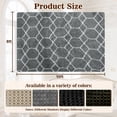 thumbnail image 6 of 8'*10' Area Rug, Soft Fluffy Area Rugs for Living Room Bedroom Geometric Carpet, Gray & Black, 6 of 13