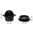 thumbnail image 3 of KAKOWELY 1 Set Foosball Entry Dishes Foosball Table Accessory Foosball Table Operation Entry Dish Plastic Operation Entry Dish Soccer Machine Part,2.91X"X2.91"X0.75", 3 of 5