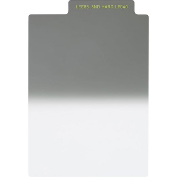 Lee Filters LEE85 85x115mm Neutral Density 0.6 Hard Grad Resin Filter