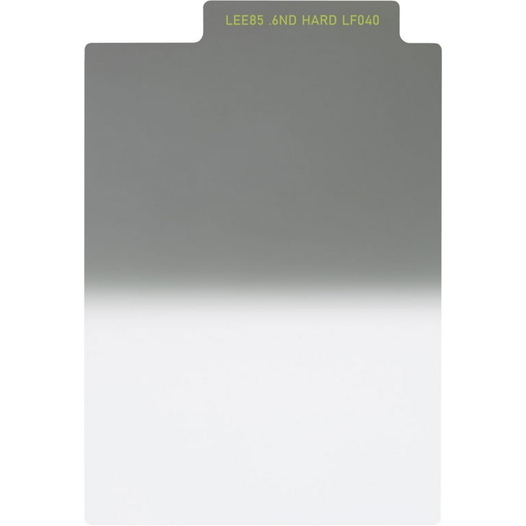 Lee Filters LEE85 85x115mm Neutral Density Hard Grad Resin Filter - Main Image