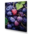 thumbnail image 2 of Designart "Berrilicious Geometry In Vibrant Violet II" Fruits Wall Art Prints, 2 of 7
