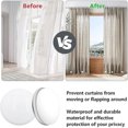 thumbnail image 5 of 10pcs Strong Magnetic Shower Curtain Weights, Round Magnetic Drape Weights, Prevents Drape Lining from Blowing Around_qud, 5 of 5