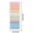thumbnail image 3 of 200*2pcs Page Markers,Morandi Sticky Note Tabs Colored Writable and Repositionable Book Flags Tabs Strip Index Tabs,Page Tabs, 3 of 12