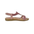 thumbnail image 2 of Link Girls' Gladiator Strap Sandal Shoes - dusty rose, 12 toddler, 2 of 4