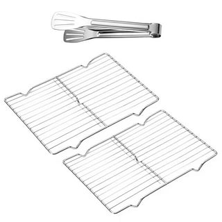 Checkered Chef Cooling Rack - Set of 2 Stainless Steel, Oven Safe Grid Wire  Cookie Cooling Racks for Baking & Cooking - 8” x 11 ¾