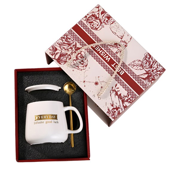 ACDANC Coffee Cups Ceramic,Fits Palm Ceramic Mug,Rounded Cup Rim Coffee Mugs,Reinforced