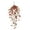 Red, variant on Lshn Fall Hanging Flowers, Artificial Hanging Flowers for Outdoor, Fake Hanging Plants, Faux Flower Bouquet Trailing Vines for Home Garden Wall Porch Patio Window Wedding Party Decoration