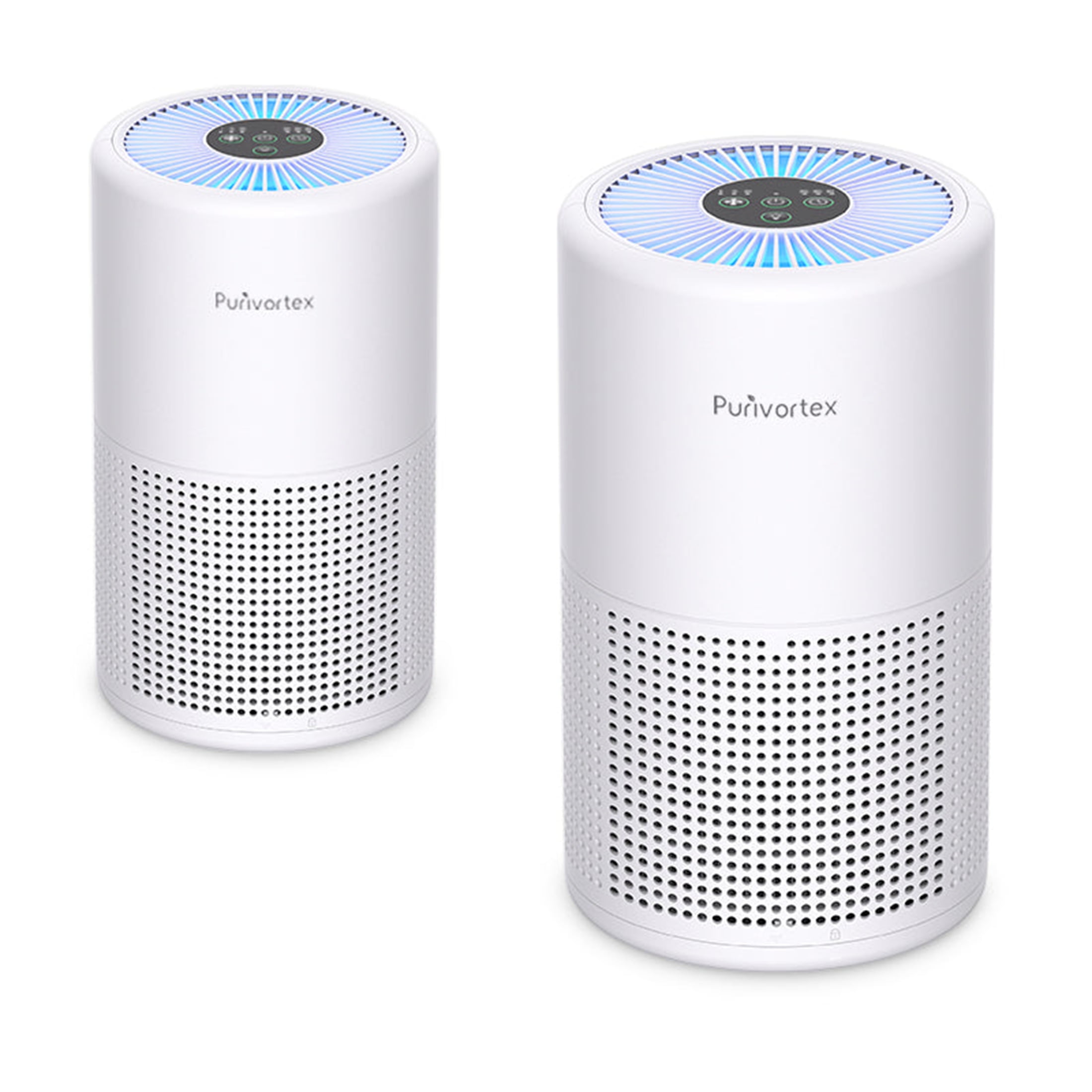 Purivortex Air Purifiers for Small Home Quiet Sleep Mode True HEPA