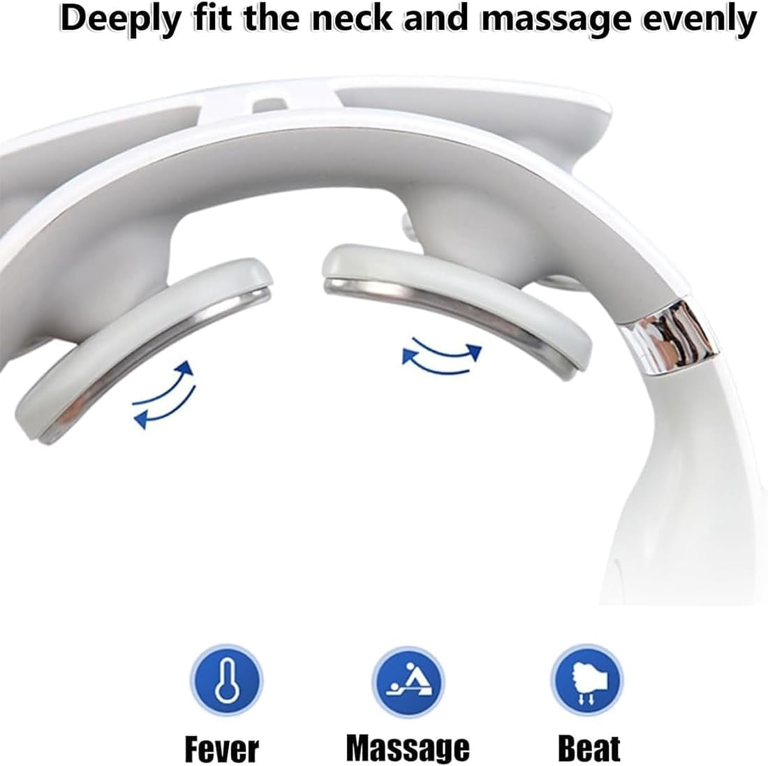 Magic Pro 2.0 Neck Massager, 2026 Upgraded 4-Head Magic Pro 2.0 Neck Massager with Heat, 6 Vibration Modes & 15 Intensity Levels, Relaxation Device Hands Free for Women Men Gifts
