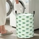 thumbnail image 5 of Fotbe Cute Crocodile Cesto de Ropa con Asas, Cesto Impermeable de Gran Capacidad, Bolsa de Lavado para Dormitorio, Cesto de Ropa con Ruedas y Asas-Small, 5 of 6