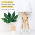 thumbnail image 5 of I Like That Lamp Cable De Lámpara Blanco De 12 Pies Cable Eléctrico De Repuesto Cubierto De Vinilo Reparación De Bricolaje Para Accesorios De Iluminación De Mesa Y Piso Enchufe Moldeado Polarizado Lis, 5 of 5