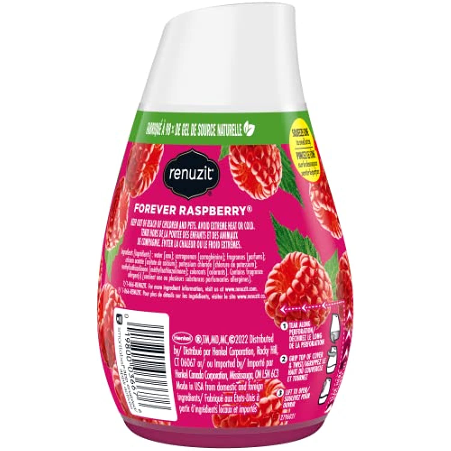 Renuzit Adjustables Gel Air Freshener, Raspberry, 7 Ounce - image 2 of 3