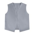 thumbnail image 2 of TOPTIE No-Button Child Vest Kid Volunteer Victorian Waistcoat Peasant Party Costume Vests-Gray-S, 2 of 4