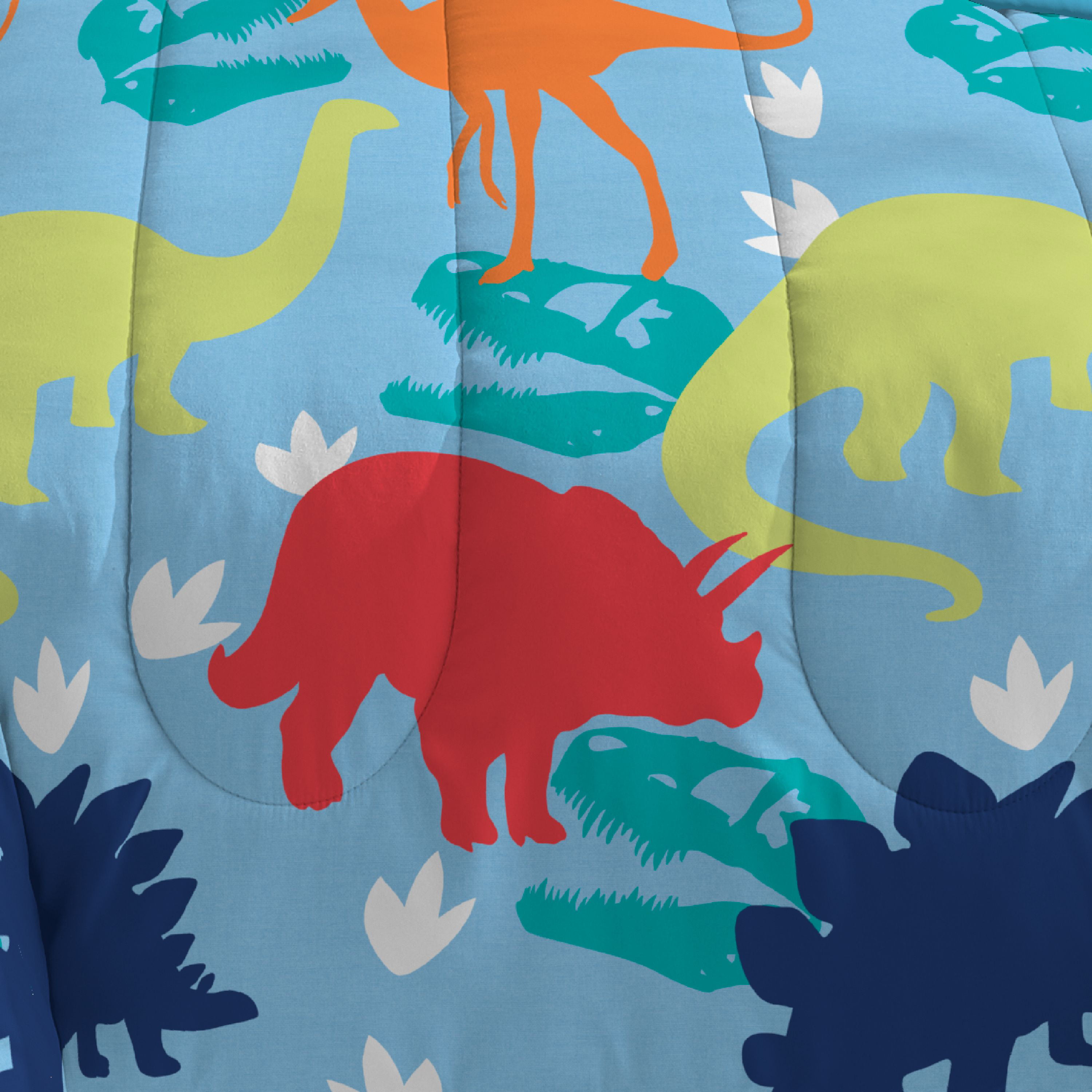 SUSSEXHOME 18 in. x 24 in. Dino Super-Absorbent Washable Cotton