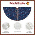 thumbnail image 3 of Fotbe Tennis Racket Pattern Christmas Tree Skirt, Tree Skirts Plush Christmas Decorations, Christmas Tree Skirts Xmas Decorations Holiday Party Decor-36", 3 of 6